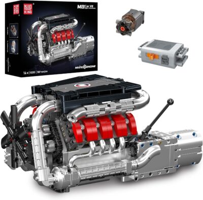 Mould King 10203 - 1,169 Pcs M Power V8 Engine & Gearbox Building Set