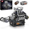 Mould King 10206 The SuperCar V8 Engine Building Block