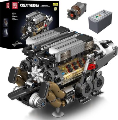 Mould King 10131  The Motorized BGT Supercar With W16 Engine Building Block