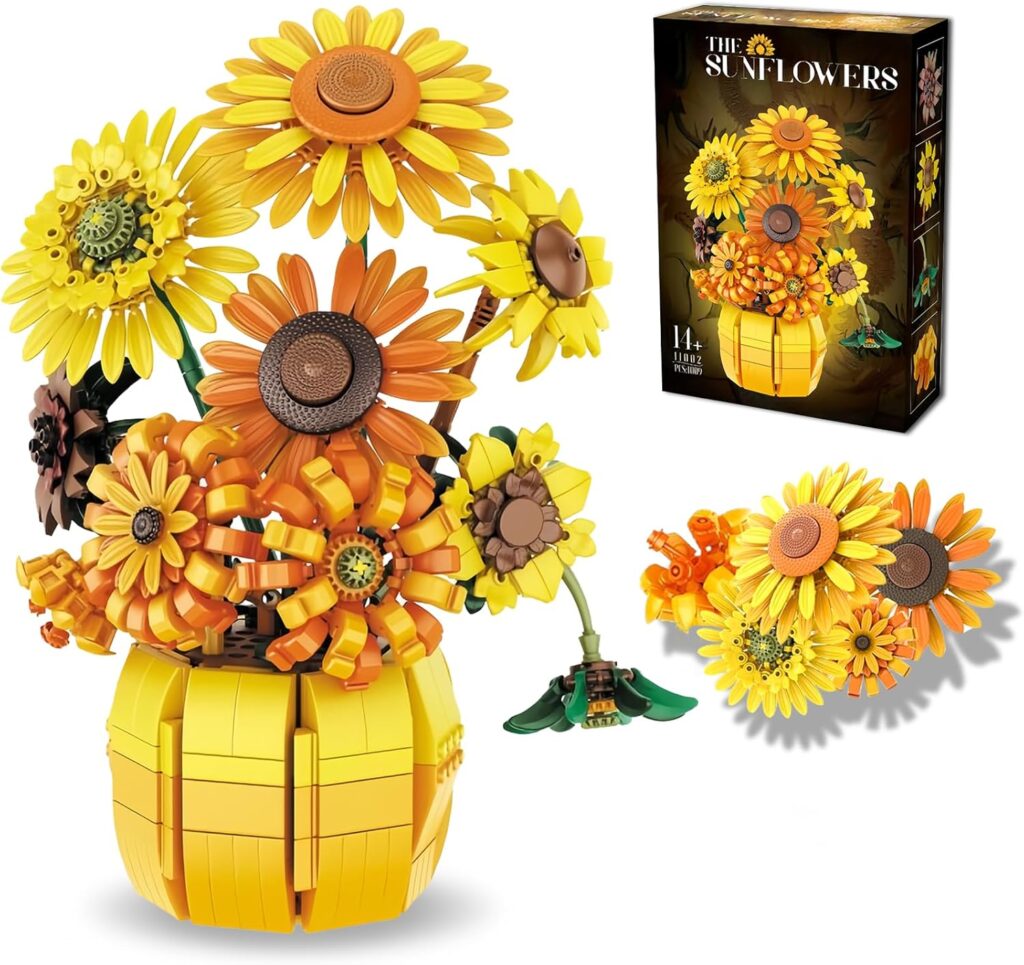 Flower Bundle Eternal Sunflower Building Blocks