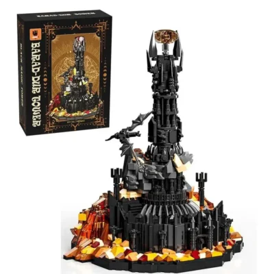 MOC - 1405pcs Creative The Lord of Ring Barad-dur Dark Castle Building Blocks