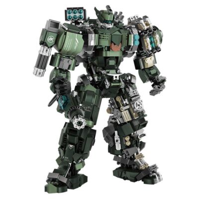 MOC 1403pcs Military Mecha Warrior Robot Building Blocks
