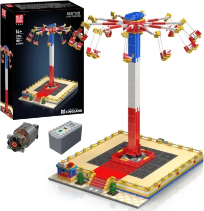 MOULD KING 11016 Creative Amusement Flying Chair Ride Remote Control Building Blocks