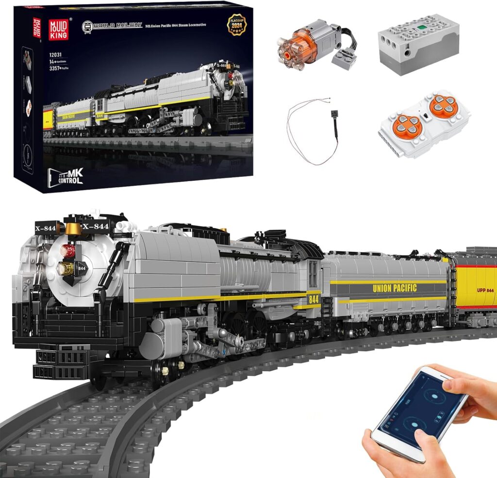 MOULD KING 12031 World Railway Series The UP844 Steam Building Blocks
