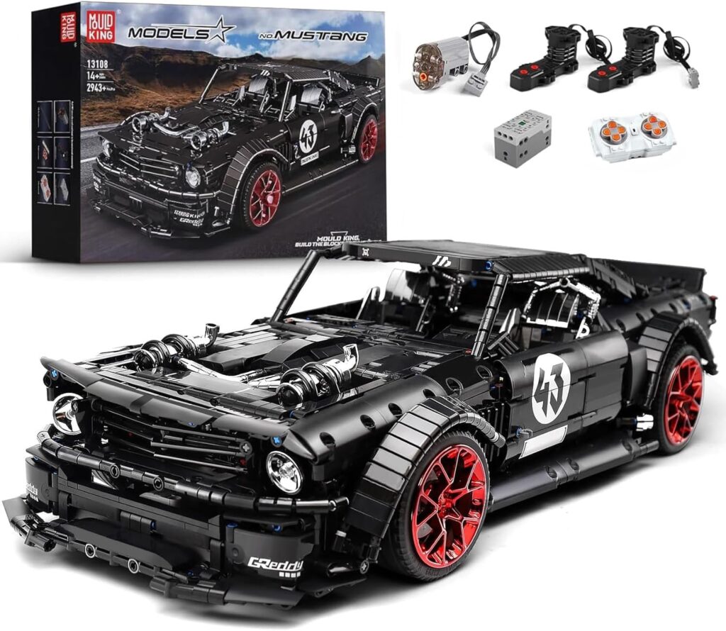 MOULD KING 13108 -  MOC-16915 Mustang Hoonicorn With Motor Function Car Toys Building Blocks