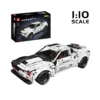 MOULD KING 13128 Technical Dodge Hellcat Sport Car Building Blocks