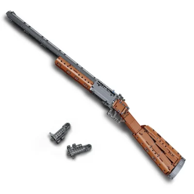 MOULD KING 14016 Shooting Game Toys The Double-barreled Gun Model Building Blocks