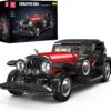 Mould King 10114 The T50 Vintage Car Set Assembly Classic Car Brick Toys
