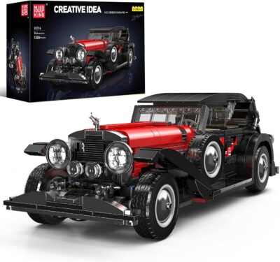 Mould King 10114 The T50 Vintage Car Set Assembly Classic Car Brick Toys