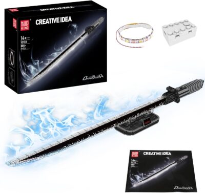 Mould King 10138 Star Plan Toys The Dark Saber Building Block with Led