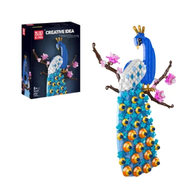 Mould King 10149 - 609pcsParrot Robin Peacock Hanging Picture Building Blocks