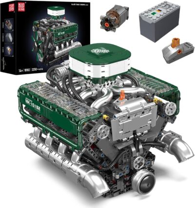 Mould King 10182 The Motorized V8 Tank Engine Building Block