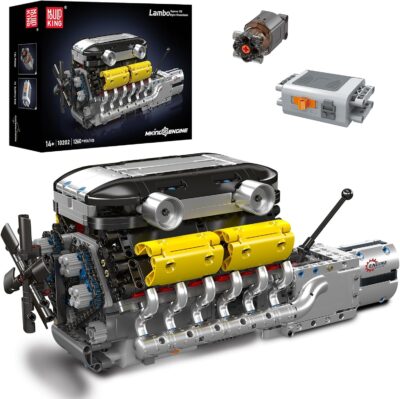 Mould King 10202 The Supercar V12 Engine + Transmission Building Block Set