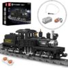 Mould King 12032  Remote Control Shay-type Steam Locomotive Model Assembly Train Brick