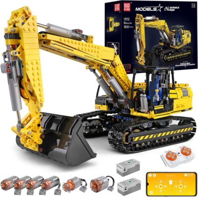 Mould King 13112 The Motorized MOC-2513 Excavator Building Block