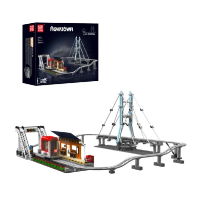 Mould King 16052 The App RC Control Urban Railcar Building Block