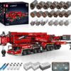 Mould King 17007 17008  Motorized LTM 11200 Crane Building Block