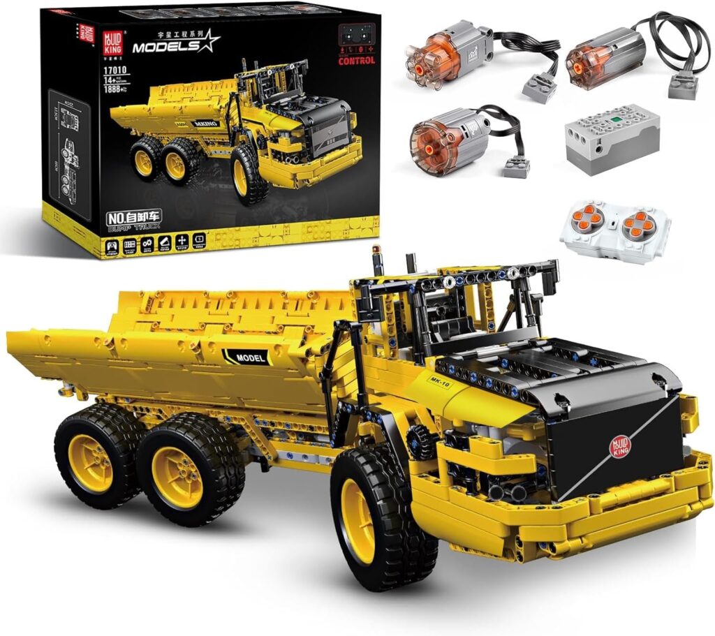 Mould King 17010 The RC MOC-8002 Dump Truck Building Block