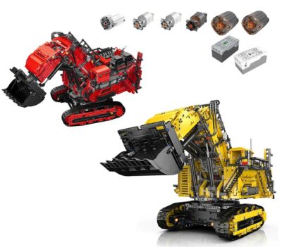 Mould King 17070, 17071 Technical APP Remote Control R9800 Excavator Building Block