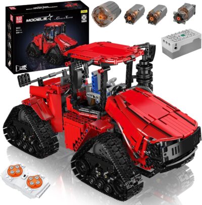 Mould King 18020 The APP RC MOC-35270 Pneumatic Crawler Tractor Building Block