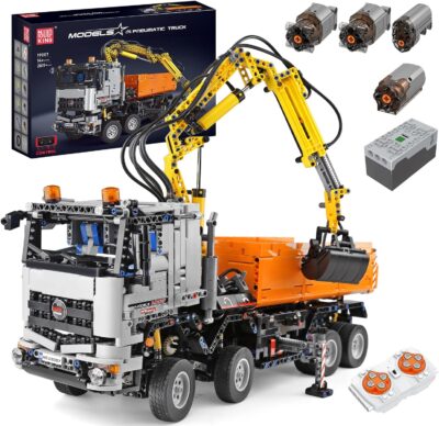 Mould King 19007  The RC MOC-24674 Pneumatic Truck Building Block