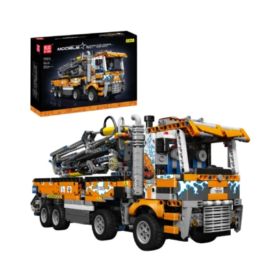 Mould King 19014  The MOC-89879 Pneumatic Concrete Pump Truck Building Block
