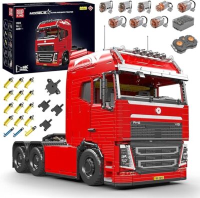 Mould King 19015 The Remote Control FH16 Pneumatic Tractor Building Block