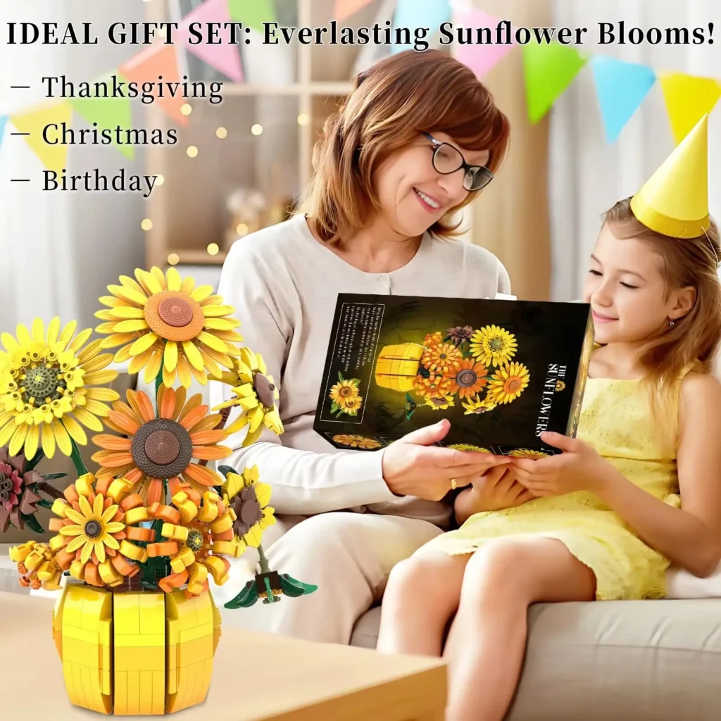 Flower Bundle Eternal Sunflower Building Blocks - Image 3