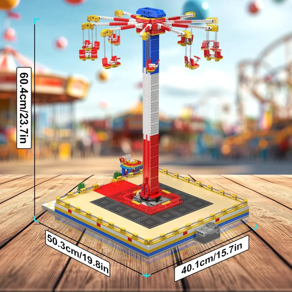 MOULD KING 11016 Creative Amusement Flying Chair Ride Remote Control Building Blocks - Image 5