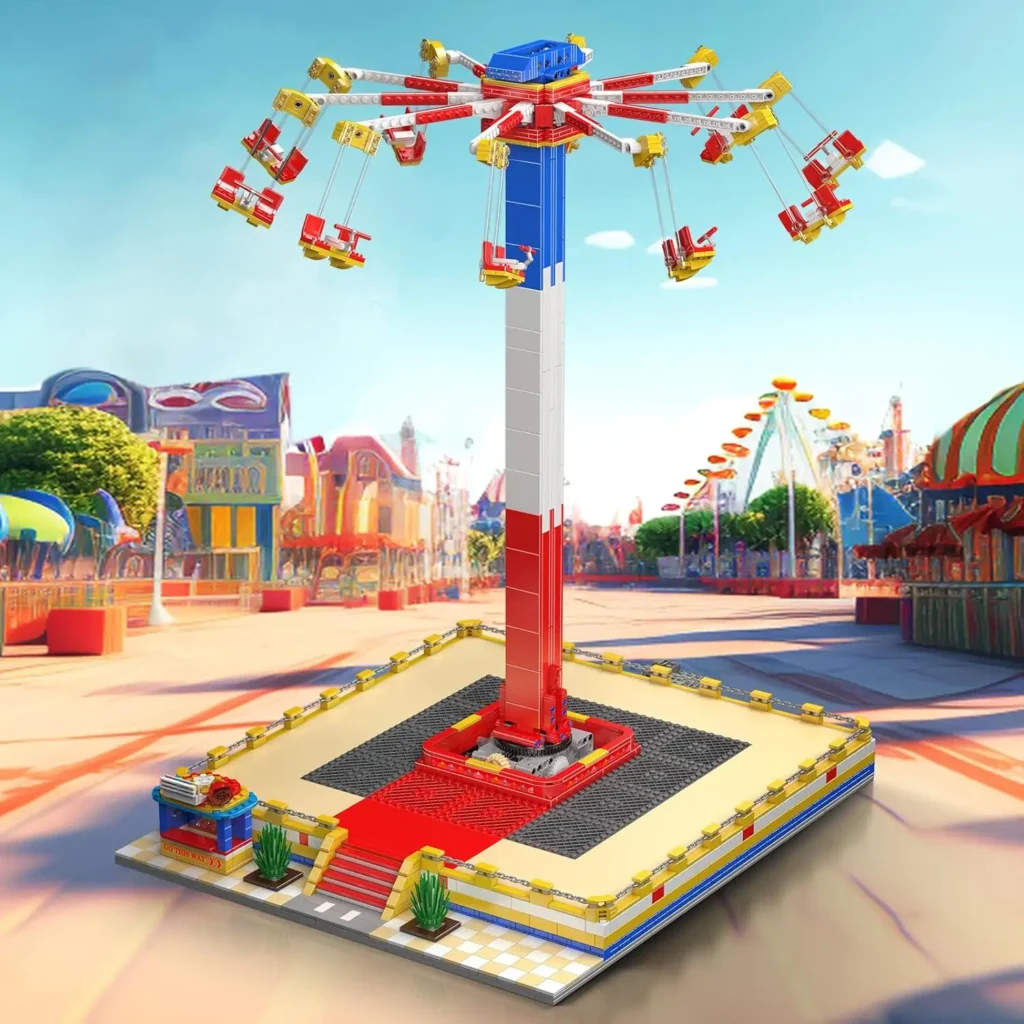 MOULD KING 11016 Creative Amusement Flying Chair Ride Remote Control Building Blocks - Image 3