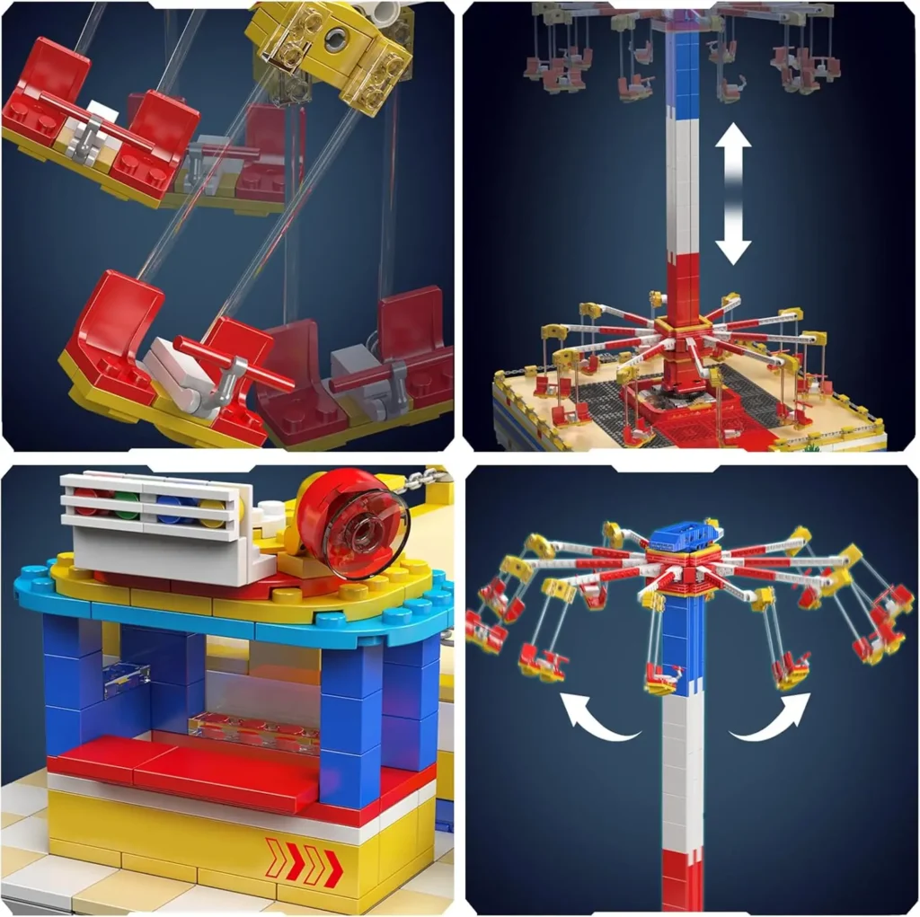 MOULD KING 11016 Creative Amusement Flying Chair Ride Remote Control Building Blocks - Image 2