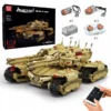 MOULD KING 20011 High-Tech App Remote Control Military Car Building Bricks