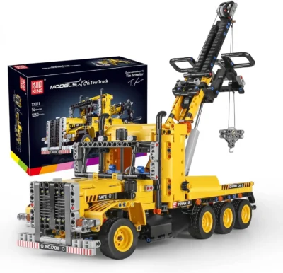 MOULD KING 17011 Technical MOC-43434 Tow Truck Building Blocks