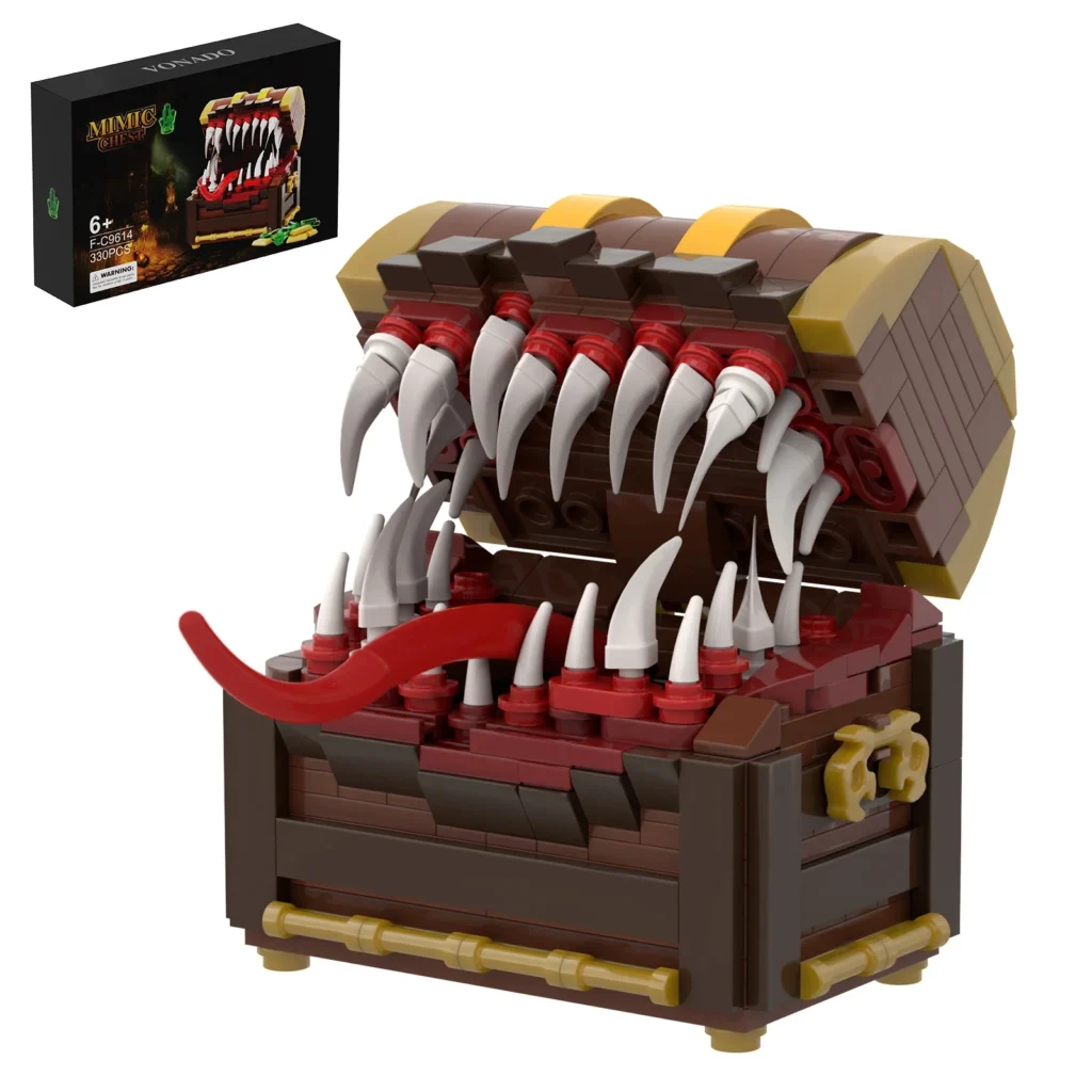 MOC Game Mimic Chest For Dark Souls Building Blocks Set
