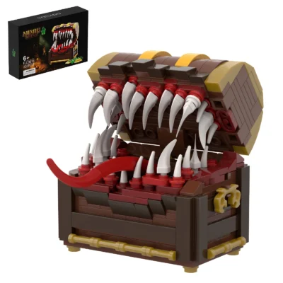 MOC Game Mimic Chest For Dark Souls Building Blocks Set