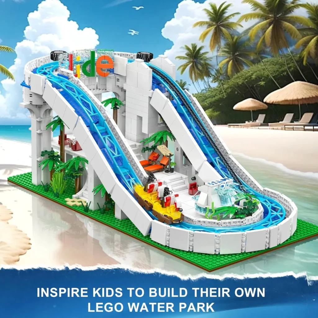 MOULD KING 11021 Water Park Equipment Series Creative Water Rides Building Blocks - Image 3