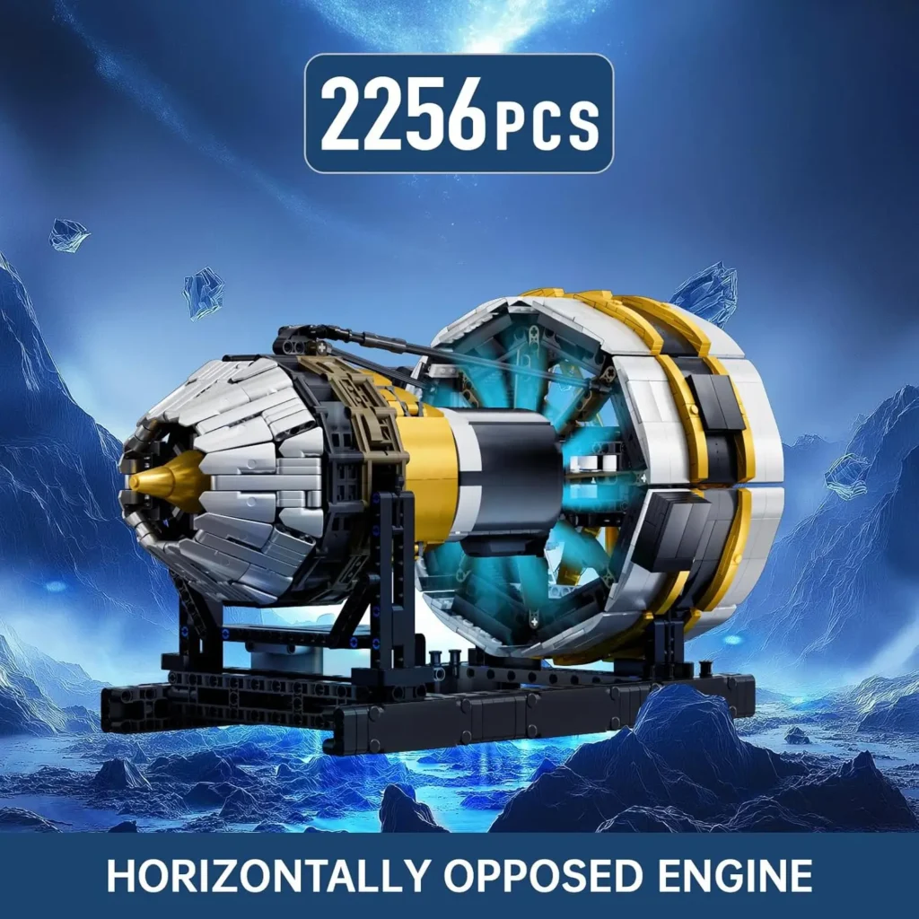MOULD KING 10141 MOC Technology Aircraft Engine Building Block - Image 3