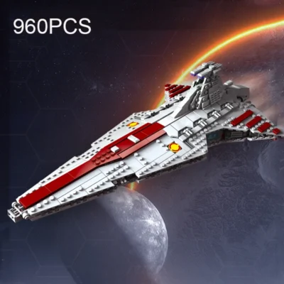 JIE STAR 67106 Venator Attack Cruiser with 960 pieces