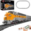 MOULD KING 12018 USA EMD F7 WP Diesel Locomotive Remote Controlled Building Blocks
